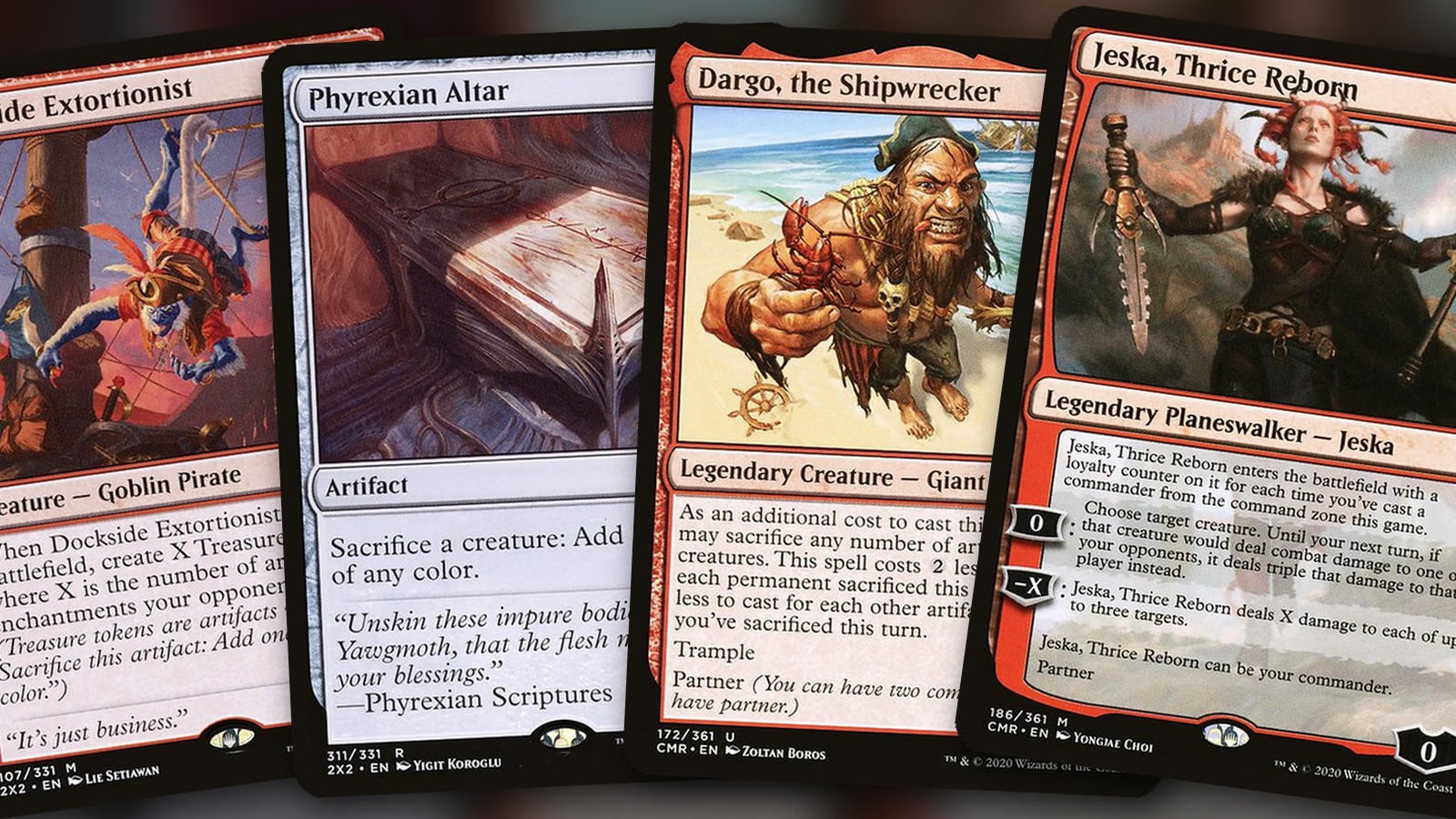 COMBO BANEADO EN COMMANDER: Dargo, Jeska, Dockside y Phyrexian Altar