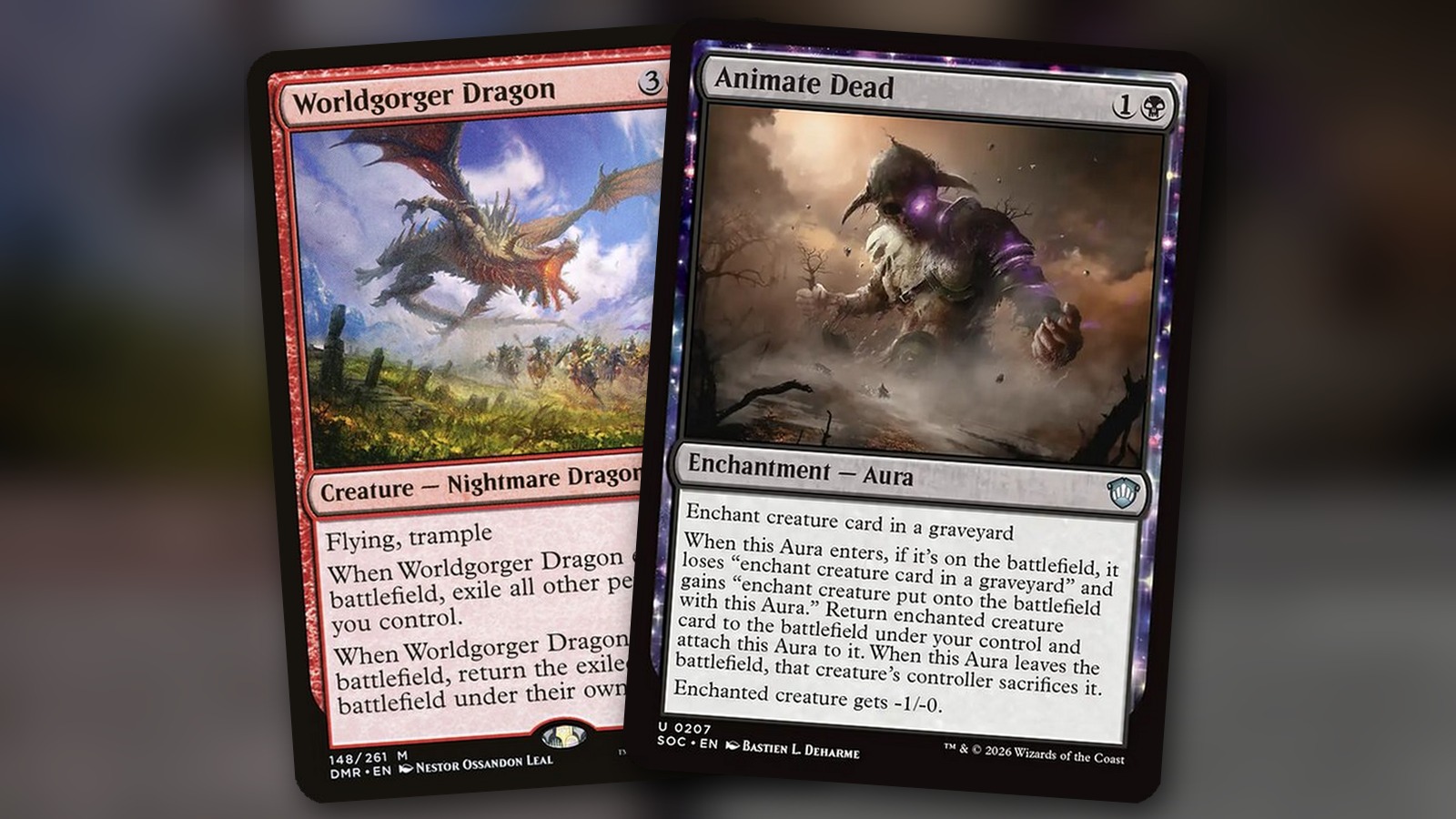 Worldgorger Dragon + Animate Dead: combo Commander Grixis