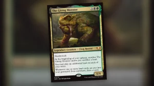 Portada editorial de The Gitrog Monster para Commander Golgari