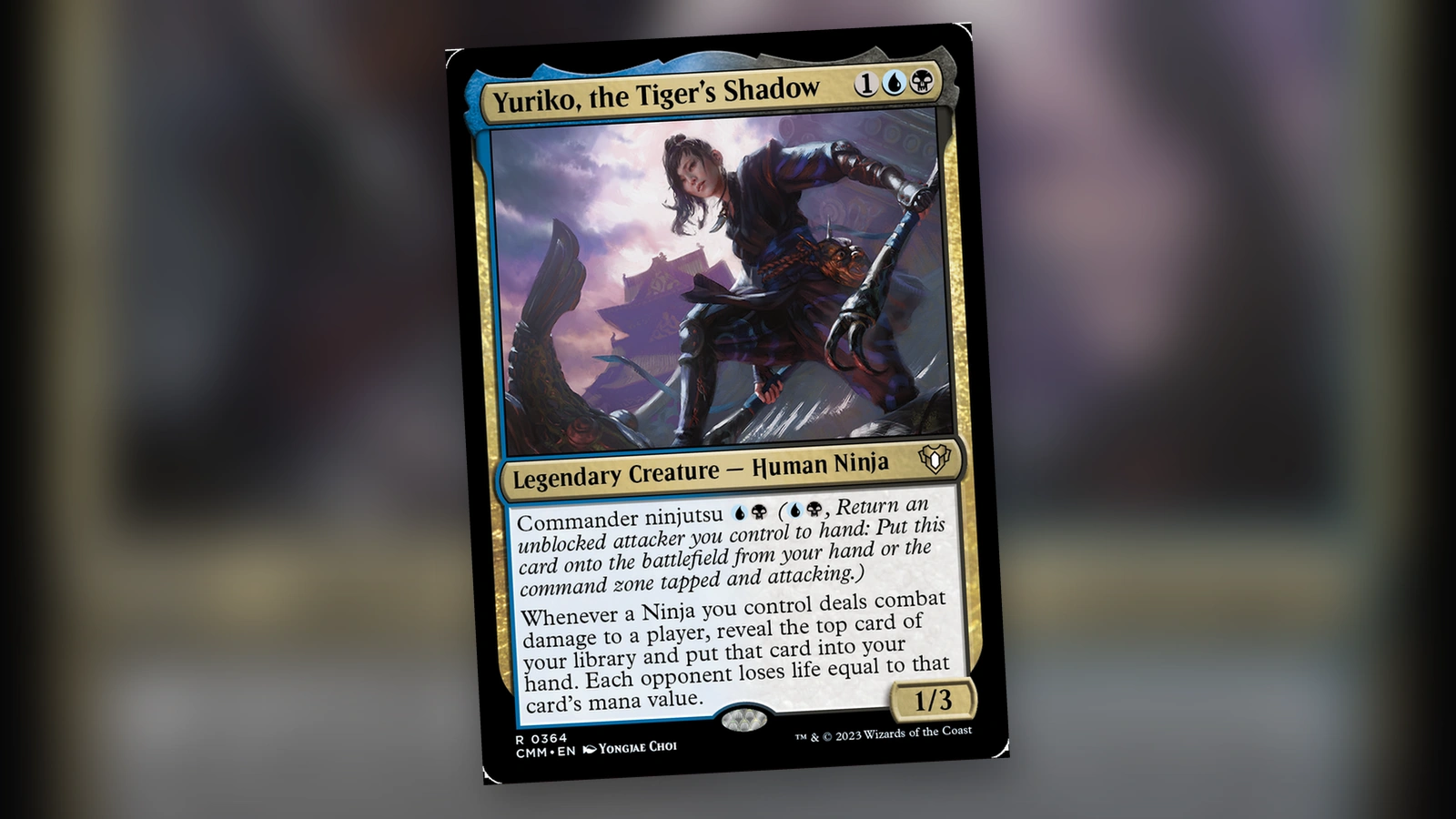 Yuriko, la Sombra del Tigre: guía Commander MTG ninja