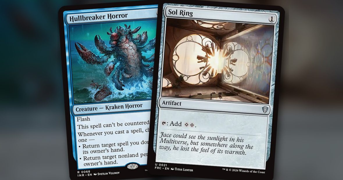 Hullbreaker Horror + Sol Ring: combo Commander mono azul