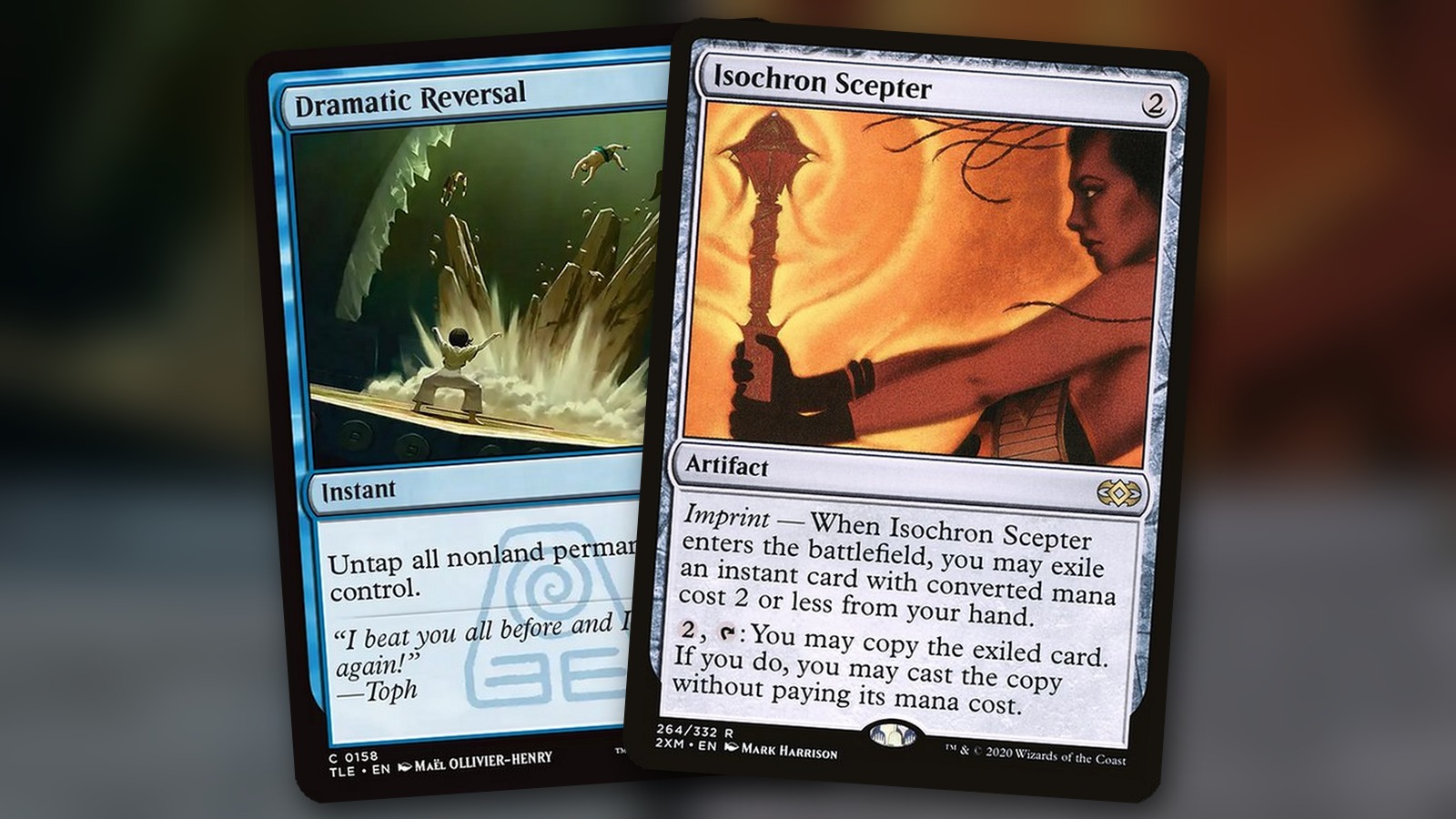 Dramatic Reversal + Isochron Scepter: combo Commander mono azul