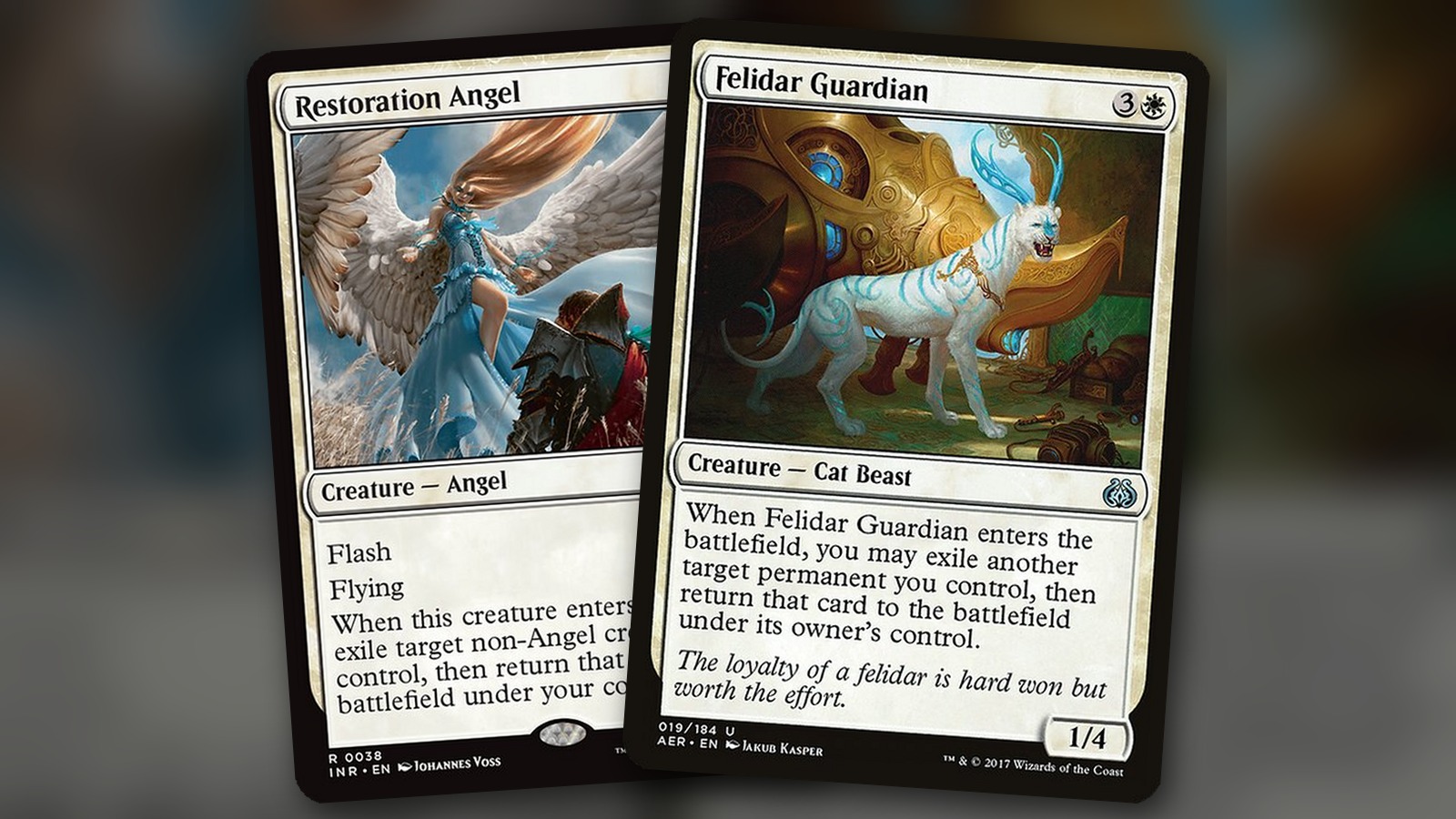 Restoration Angel + Felidar Guardian: combo Commander mono blanco