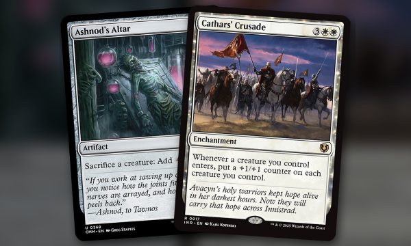Ashnod’s Altar + Cathars’ Crusade: combo Commander mono blanco