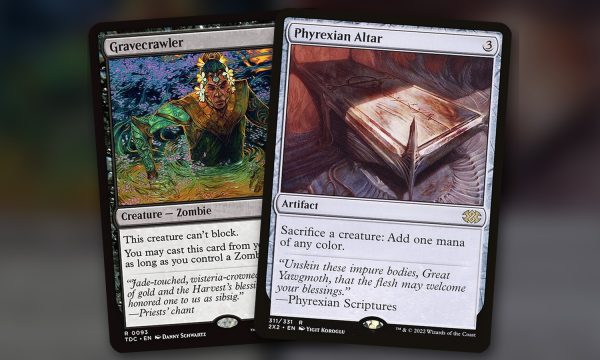 Gravecrawler + Phyrexian Altar: combo Commander mono negro