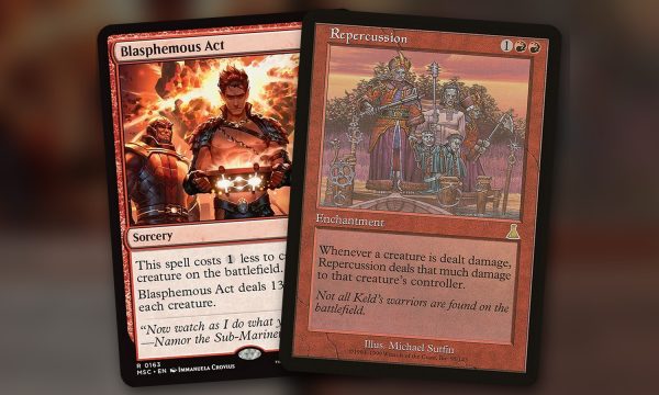 Blasphemous Act + Repercussion: combo Commander mono rojo