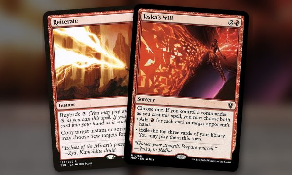 Reiterate + Jeska’s Will: combo Commander mono rojo