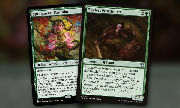 Springheart Nantuko + Tireless Provisioner: combo Commander mono verde