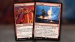 Dualcaster Mage y Twinflame en abanico sobre sus artes desenfocadas