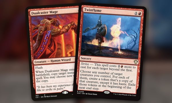Dualcaster Mage + Twinflame: combo Commander mono rojo
