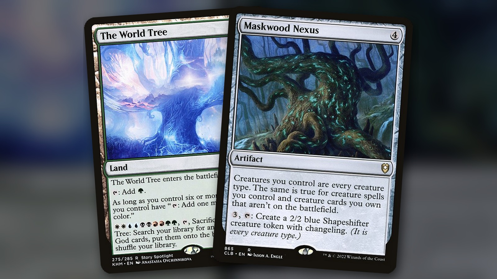 The World Tree + Maskwood Nexus: combo Commander WUBRG de tutoría masiva (no es bucle infinito)