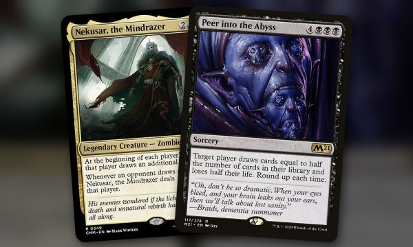 Nekusar, the Mindrazer + Peer into the Abyss: combo Commander Grixis