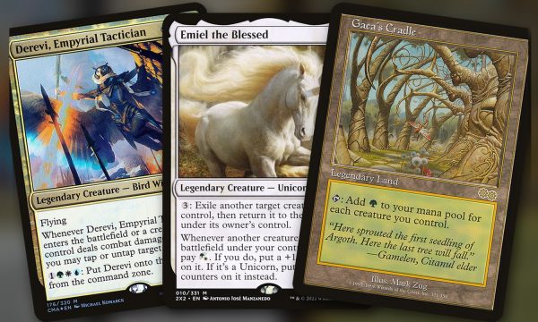 Derevi + Emiel the Blessed + Gaea’s Cradle: combo Commander Bant