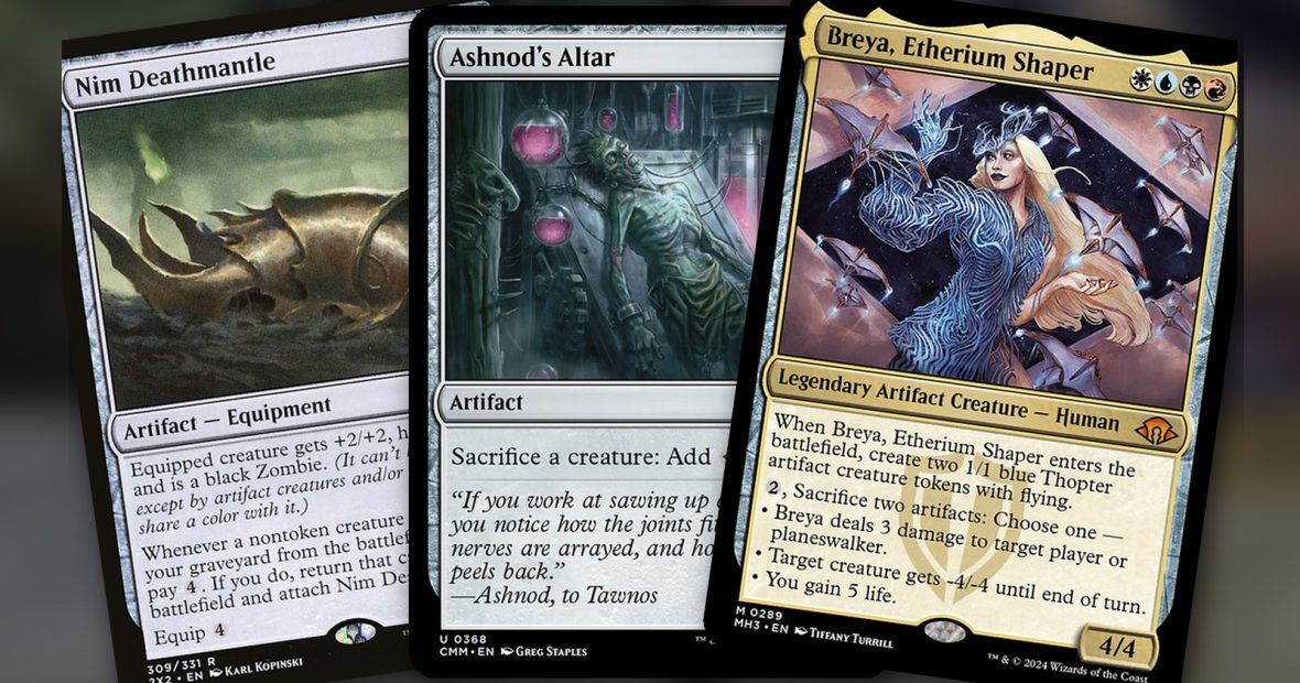 Nim Deathmantle + Ashnod’s Altar + Breya, Etherium Shaper: combo Commander WUBR