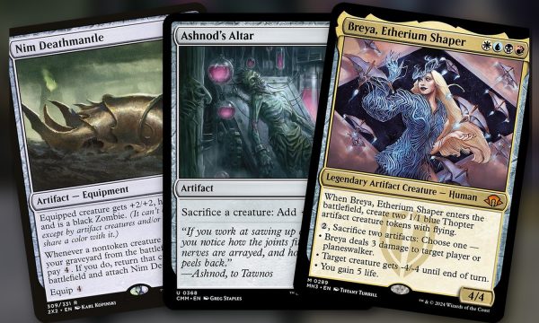 Nim Deathmantle + Ashnod’s Altar + Breya, Etherium Shaper: combo Commander WUBR