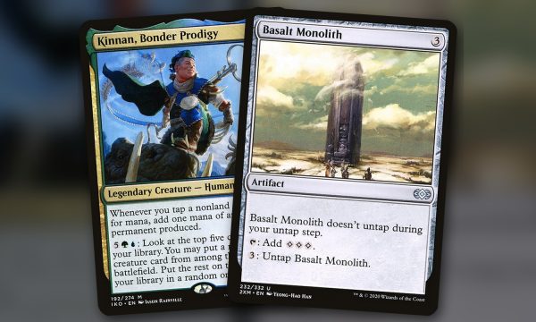 Kinnan, Bonder Prodigy + Basalt Monolith: combo Commander Simic