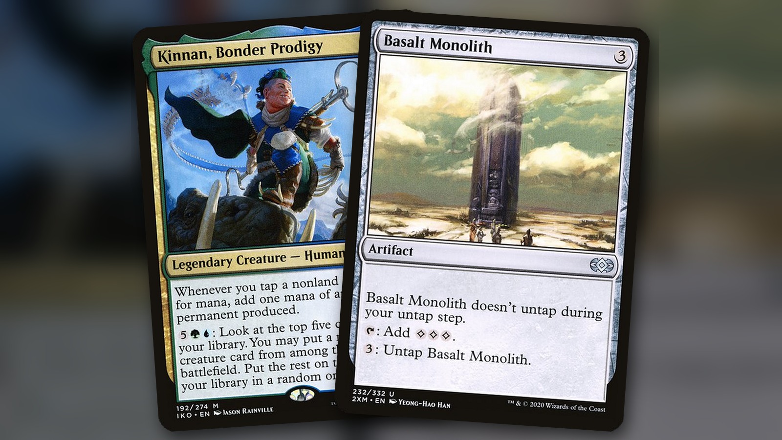 Kinnan, Bonder Prodigy + Basalt Monolith: combo Commander Simic