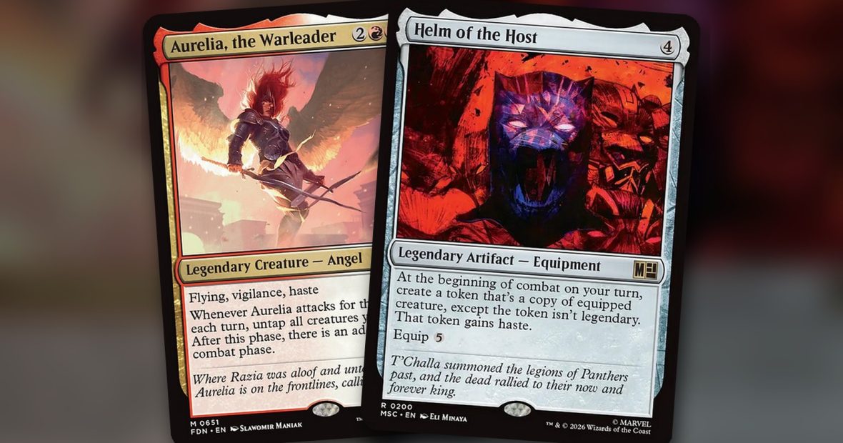 Aurelia, the Warleader + Helm of the Host: combo Commander Boros
