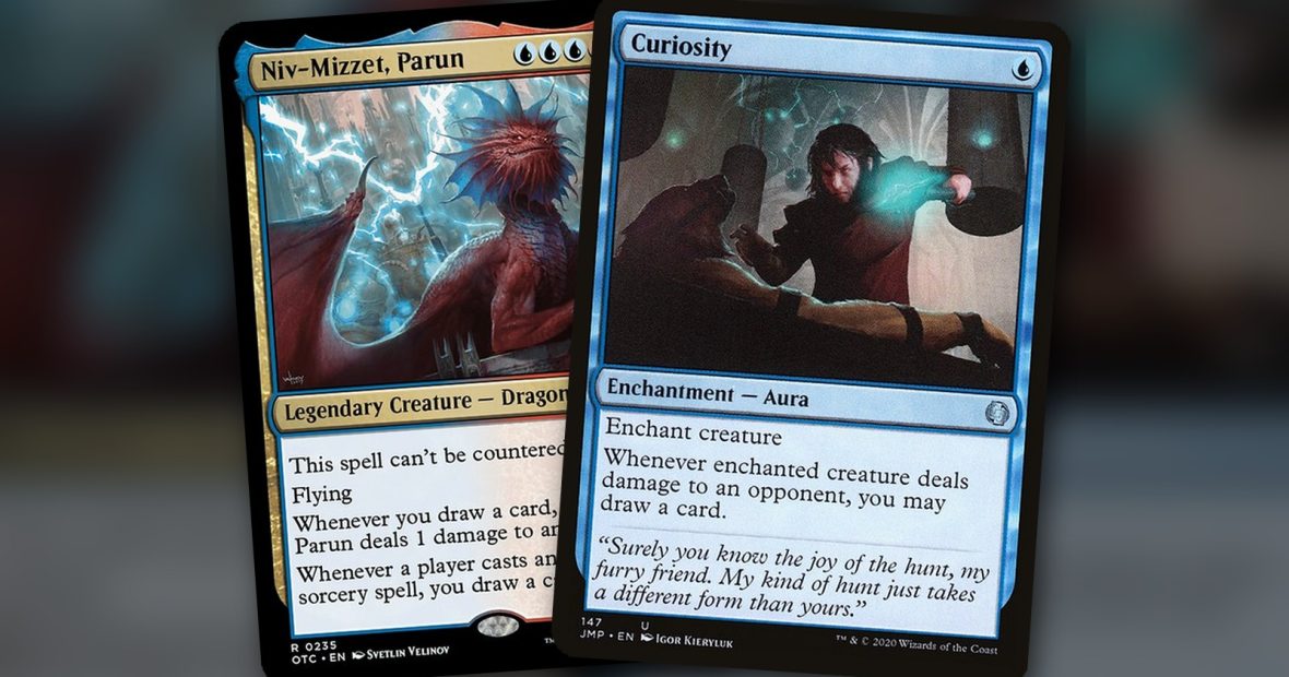 Niv-Mizzet, Parun + Curiosity: combo Commander Izzet