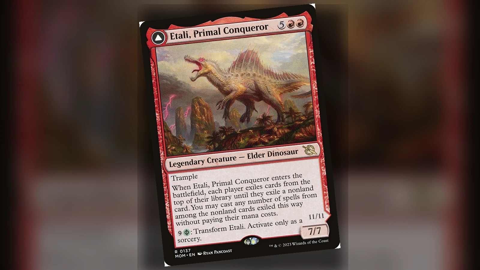 Etali, Primal Conqueror: guía Commander MTG de la amenaza transformable Gruul