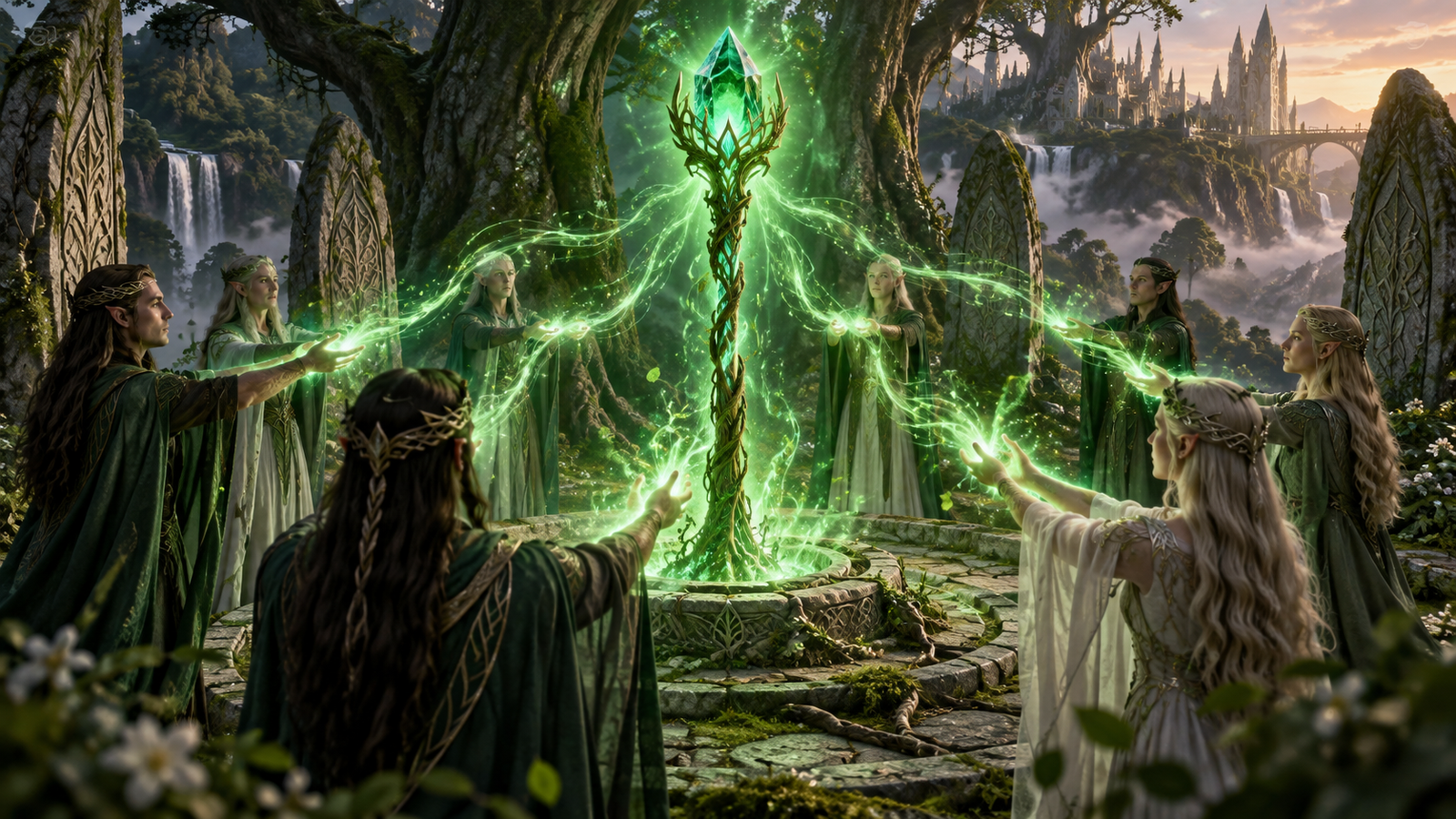 Staff of Domination + Priest of Titania: combo Commander mono verde — análisis del oráculo