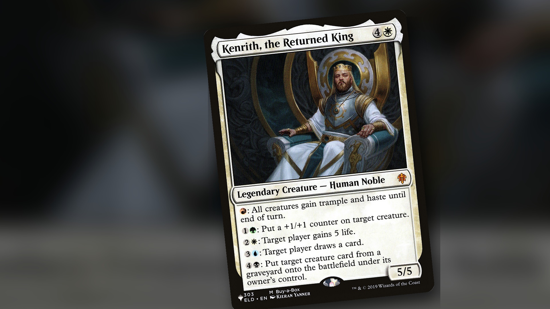 Kenrith, the Returned King: cinco colores, cinco decisiones, una mesa entera