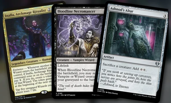 Inalla, Archmage Ritualist + Bloodline Necromancer + Ashnod’s Altar: combo Commander Grixis