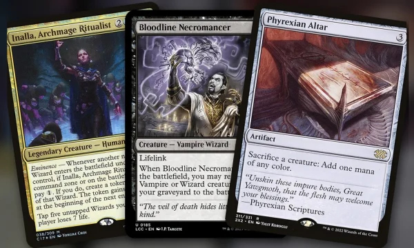 Inalla, Archmage Ritualist + Bloodline Necromancer + Phyrexian Altar: combo Commander Grixis