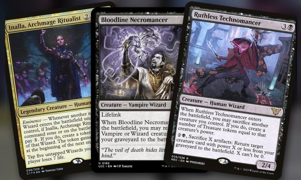 Inalla, Archmage Ritualist + Bloodline Necromancer + Ruthless Technomancer: combo Commander Grixis sin altar