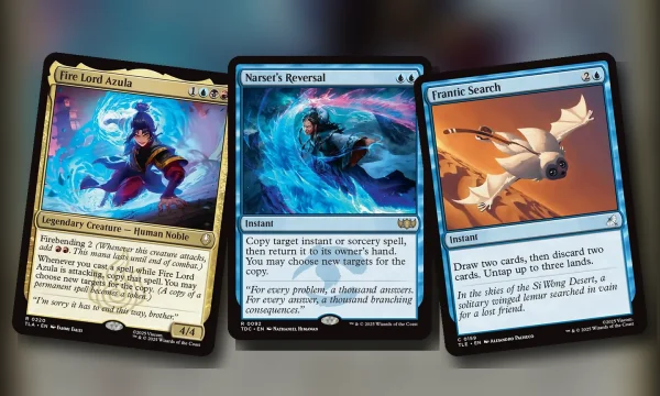 Fire Lord Azula + Narset’s Reversal + Frantic Search: combo Commander Grixis