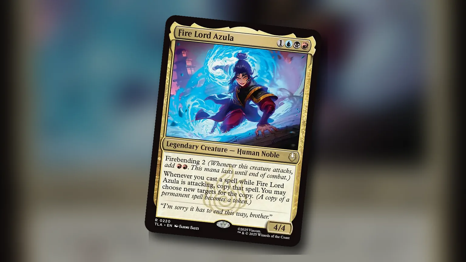 Fire Lord Azula: guía de Commander Grixis