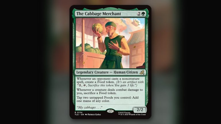 The Cabbage Merchant — hero canónico de Commander