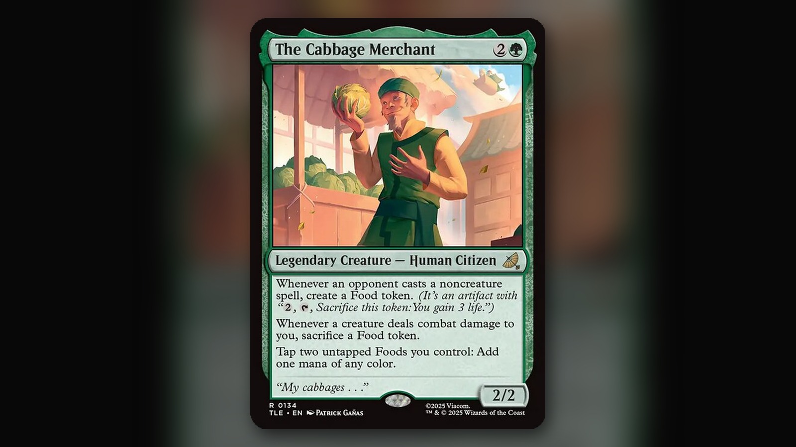 The Cabbage Merchant Commander mono-G: guía de Foods y Elfos