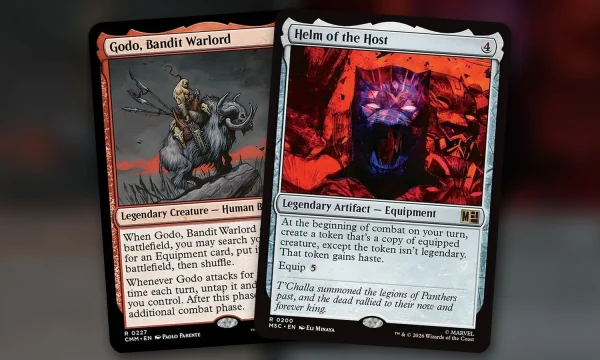 Godo, Bandit Warlord + Helm of the Host: combo Commander mono rojo