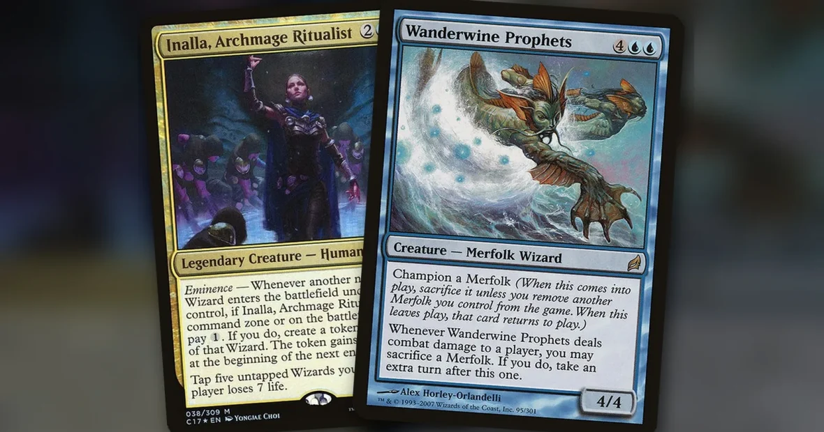 Inalla, Archmage Ritualist + Wanderwine Prophets: combo Commander Grixis de turnos extra