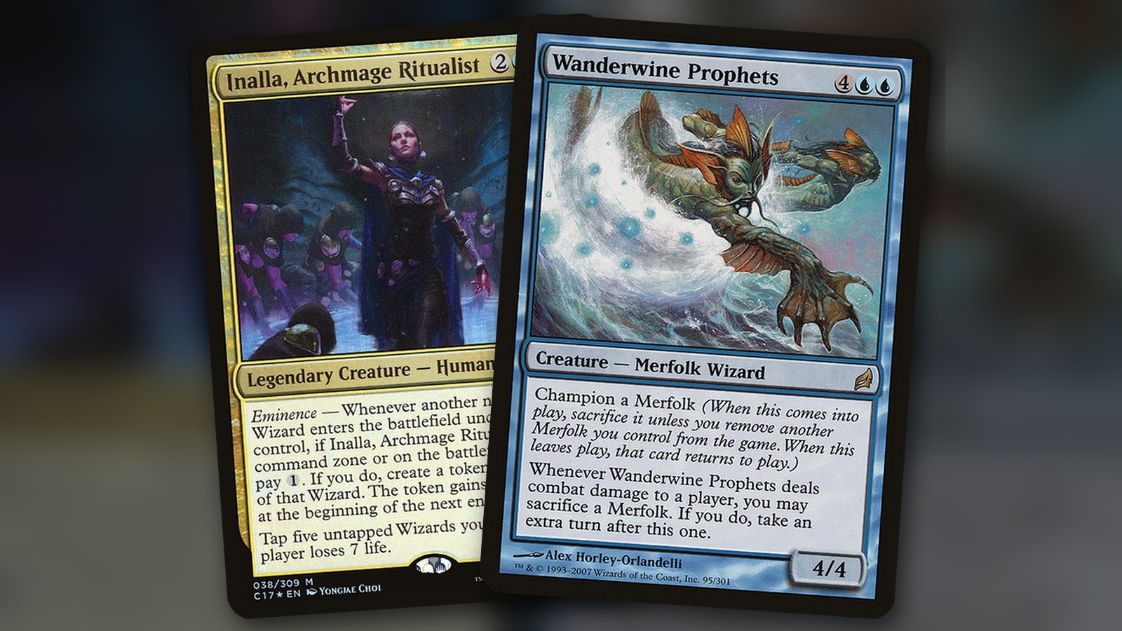 Inalla, Archmage Ritualist + Wanderwine Prophets: combo Commander Grixis de turnos extra