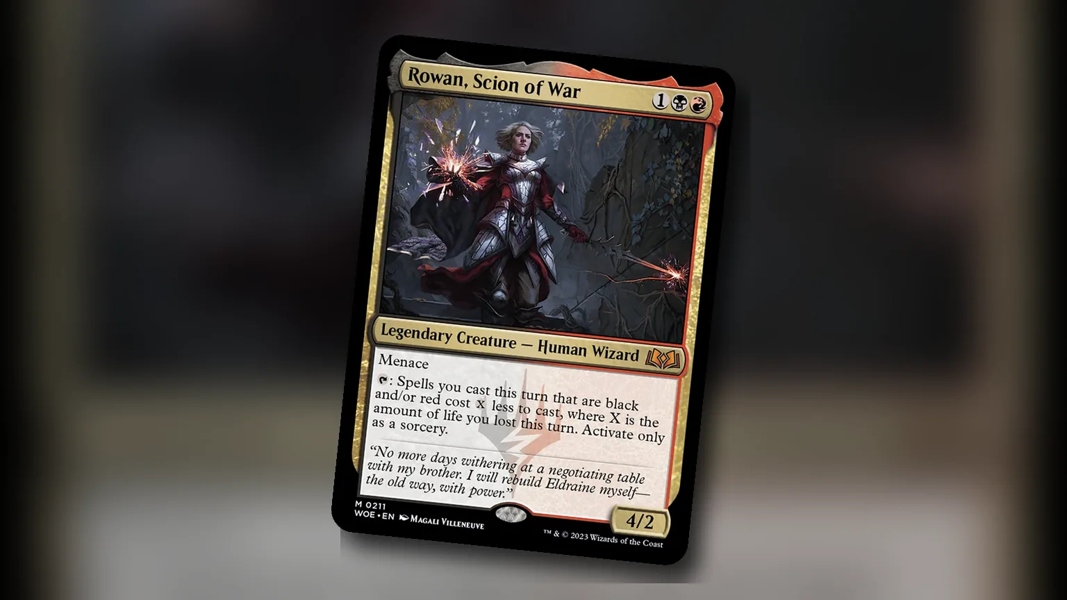 Rowan, Scion of War: guía de Commander Rakdos