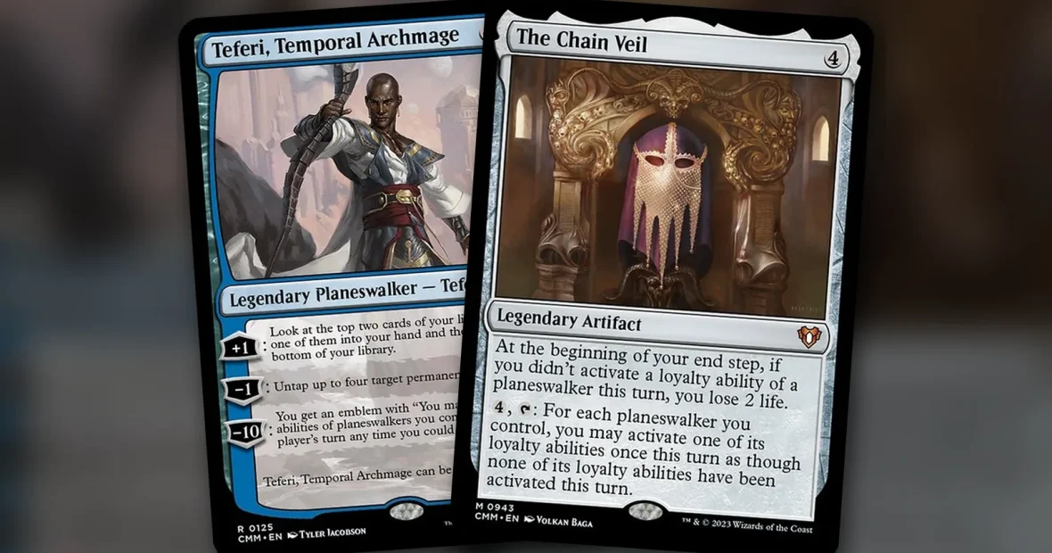 Teferi, Temporal Archmage + The Chain Veil: combo Commander mono azul