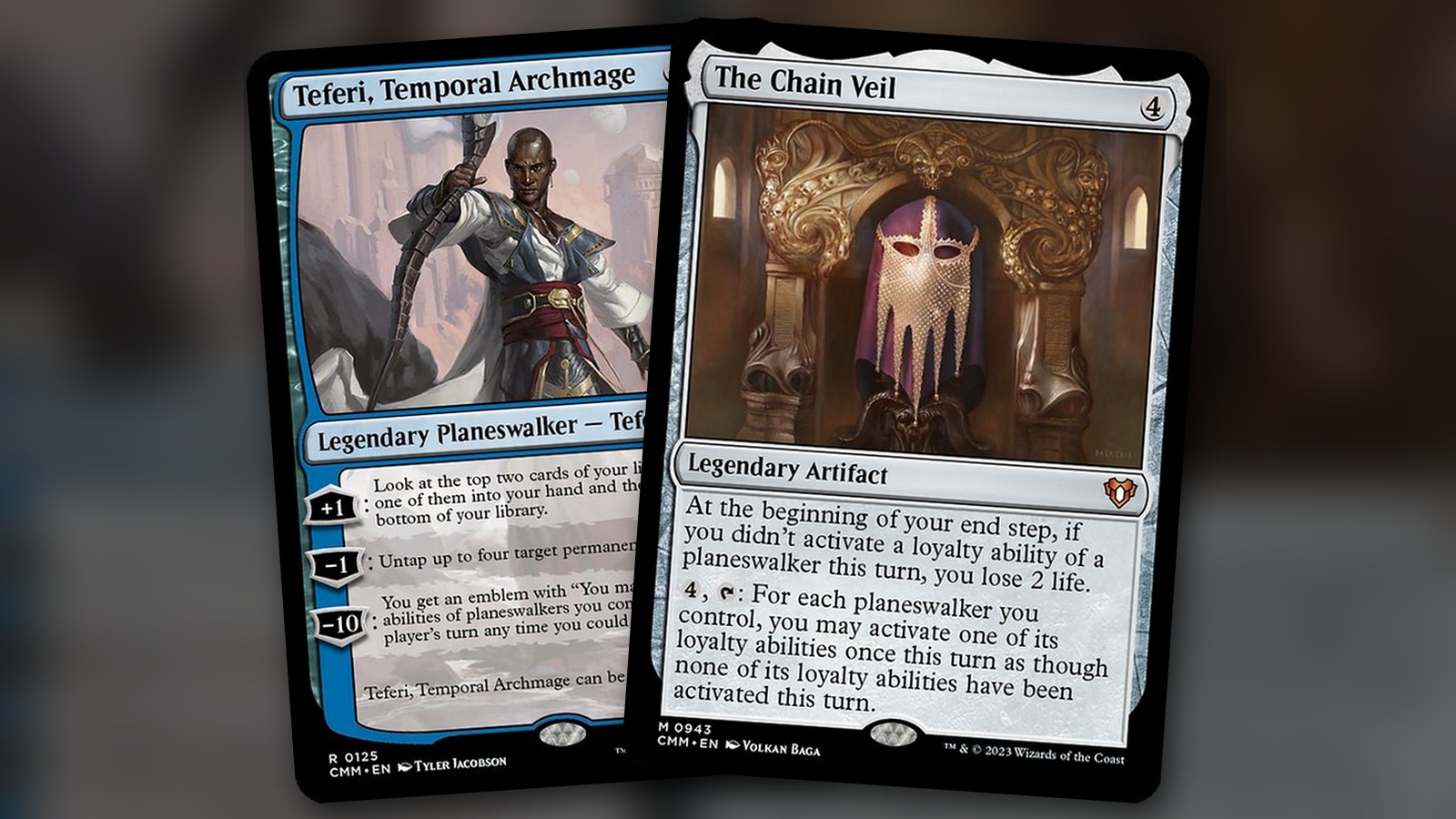 Teferi, Temporal Archmage + The Chain Veil: combo Commander mono azul